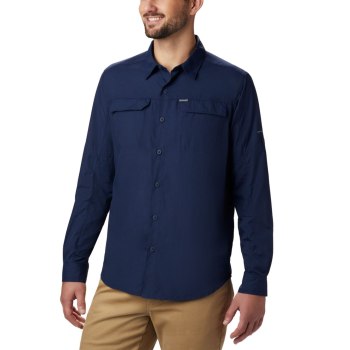 Columbia Overhemd Heren, Silver Ridge 2.0 Long Sleeve Tall Donkerblauw, 25KGWFVOU